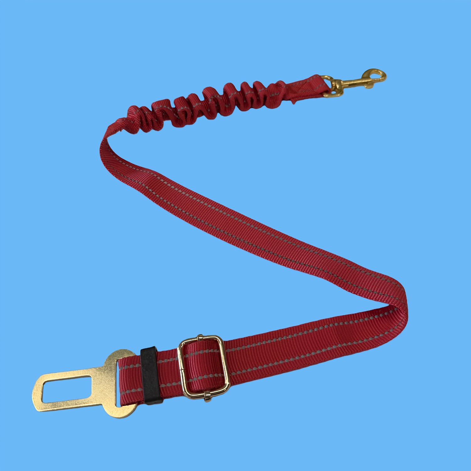 Correa ajustable para coche · Roja