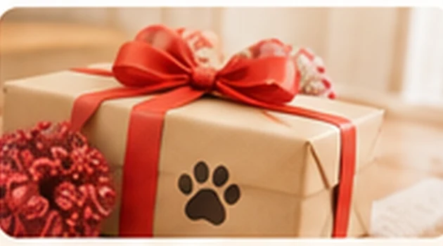 Caja regalo para cachorros