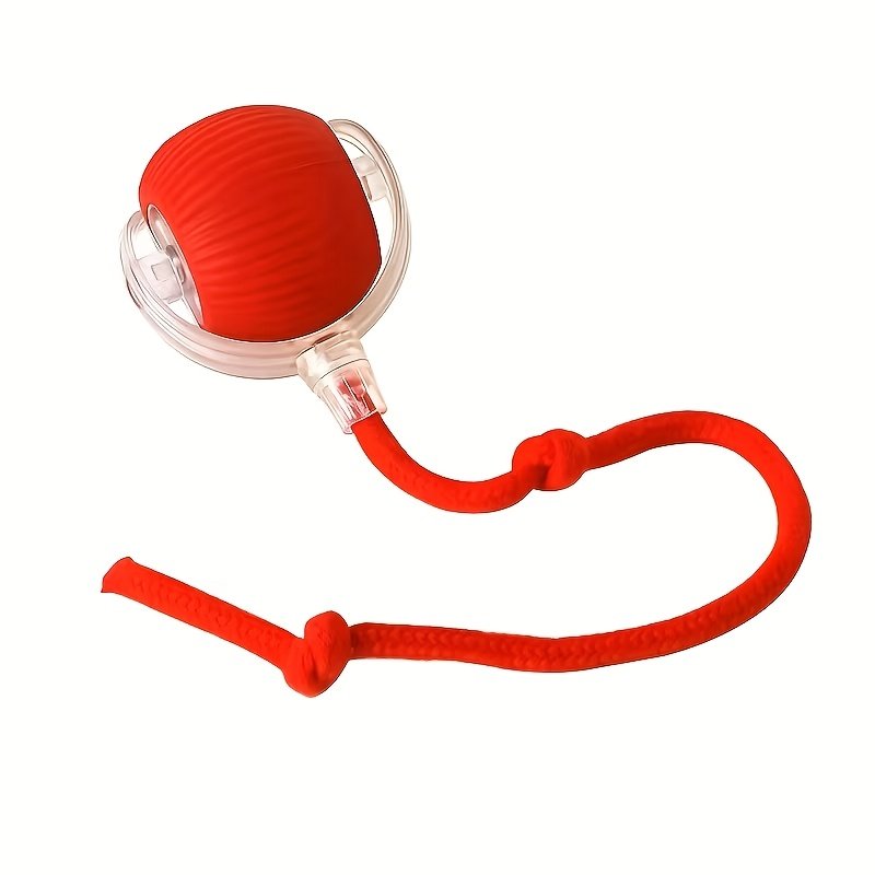 Pelota automática con cola · Roja
