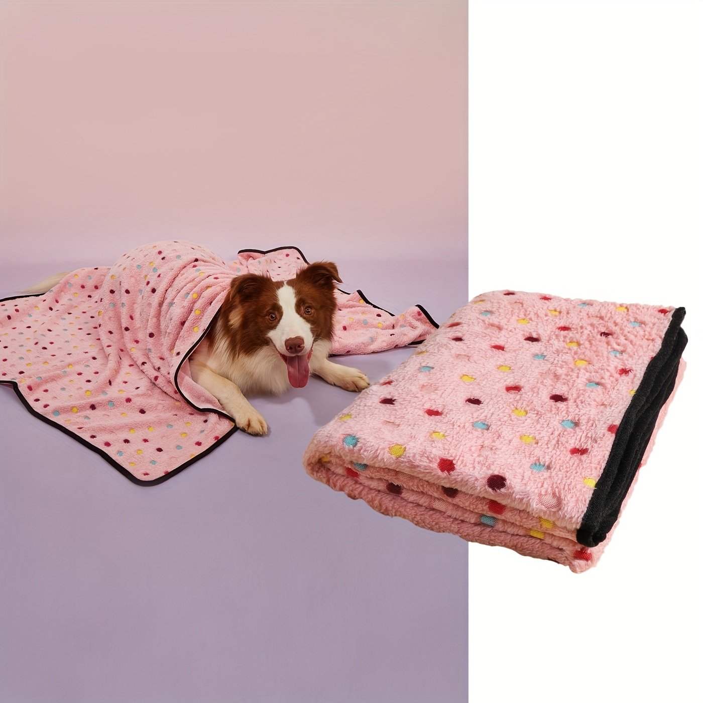Manta de lunares para mascotas · Rosa S