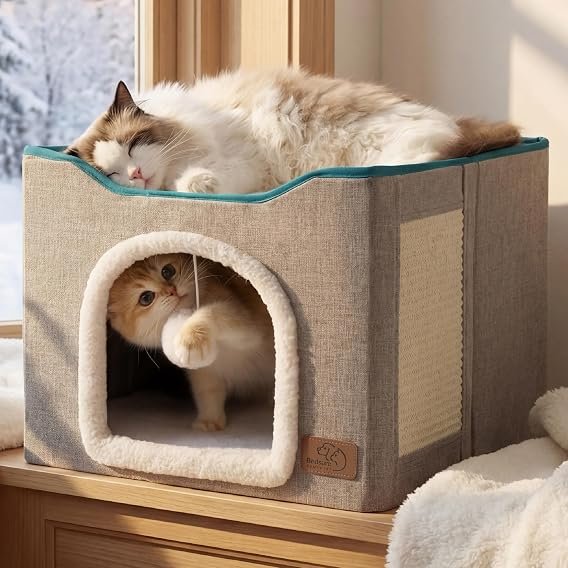 Casa plegable Bedsure para gatos